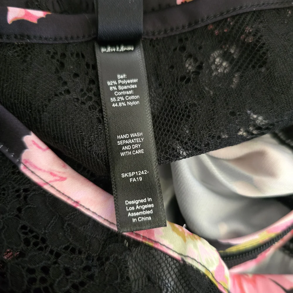 FOR LOVE & LEMONS x Victorias Secret Melrose Bodysuit w/Matching Skirt - Picture 10 of 13